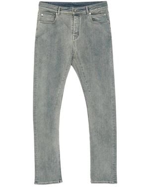 Rick Owens Jeans ,Blauw ,Katoen Detroit Cut Jeans - Grijs