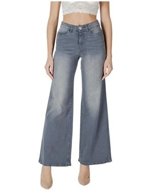 Ichi Wide Jeans - Blue