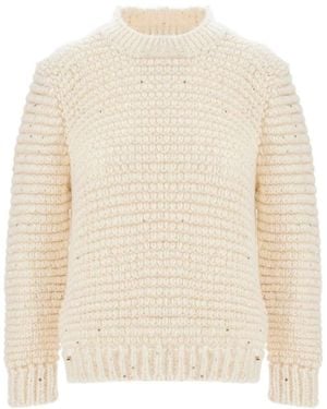 Herno Round-Neck Knitwear - White