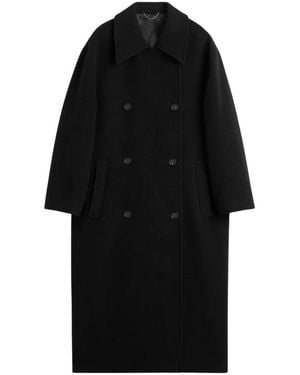 TOTEME Jassen ,Grijs ,Wol Shield Coat - Zwart