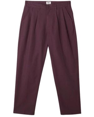 Obey Straight Trousers - Morado