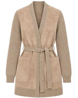 Max Mara Strickjacken - Natur