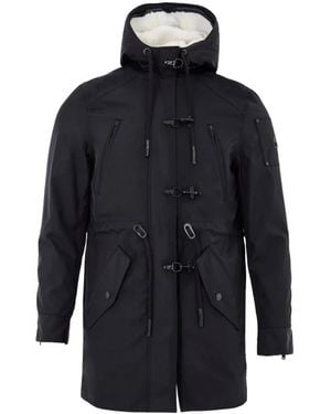 Moose Knuckles Giubbino Parka Con Coulisse - Blauw