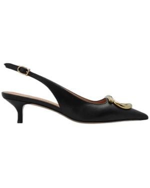 Ferragamo Court Shoes - Black