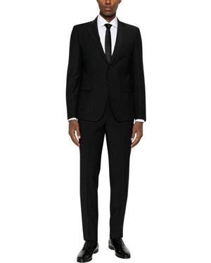 Brian Dales Single Breasted Suits - Black