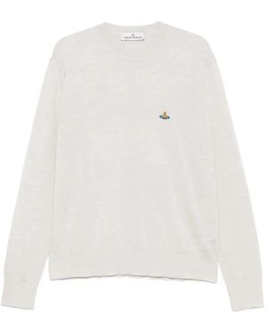Vivienne Westwood Alex Ronde Hals Trui - Wit