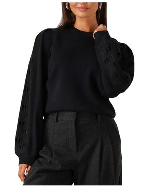 Object Round-Neck Strickwaren - Schwarz