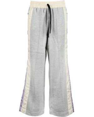 Moncler Pantaloni grenoble in cotone viscosa - Grigio