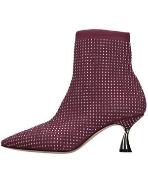Casadei Heeled Boots - Morado
