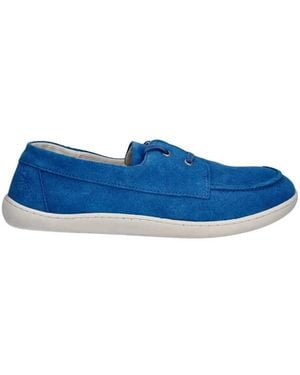 Fly London Schnür-Loafer Aus Wildleder - Blau