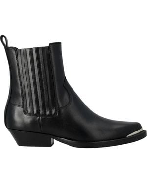 Anna F. 8029P Schnürstiefel - Schwarz