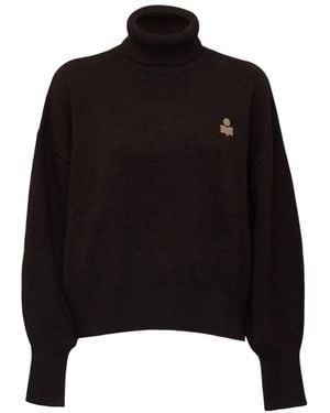 Isabel Marant Truien & Vesten ,Zwart ,Katoen Turtleneck Trui