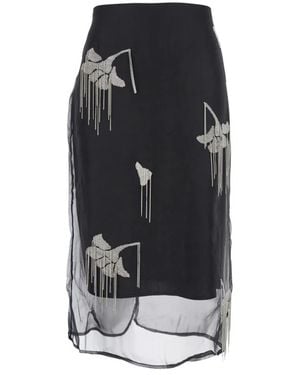 Rohe Midi Skirts - Zwart