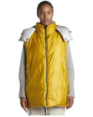 Sofie D'Hoore Wendbare daunenjacke mit mohair-mix - Gelb