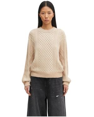 Maison Kitsuné Round-Neck Knitwear - Neutro