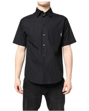 MSGM Short Sleeve Shirts - Black
