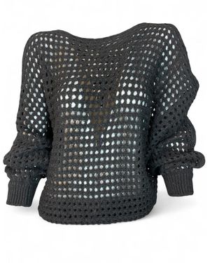 ViCOLO 55081F Strick Pullover - Schwarz