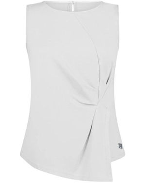 19V69 Italia by Versace Sleeveless Tops - White