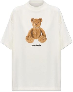 Palm Angels Tops ,Wit ,T-Shirts