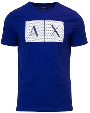 ARMANI EXCHANGE T-Shirts - Azul