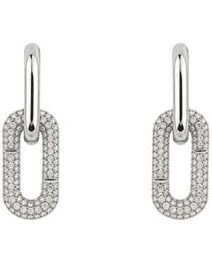 Marc Jacobs Pop J Marc Pave Drop Ohrringe - Mettallic