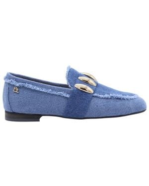 Babouche Mokassin - Blau