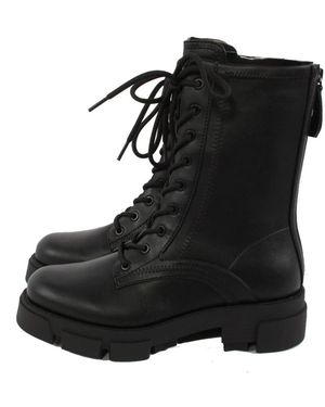 Guess Lace-Up Boots - Black