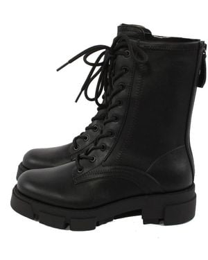 Guess Lace-Up Boots - Black