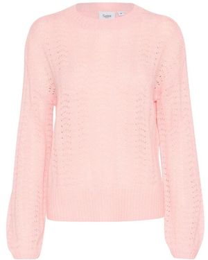 Saint Tropez Round-Neck Knitwear - Pink