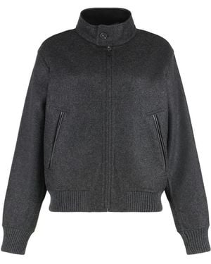 Tod's Bomberjacke Aus Double Cashmere - Grau