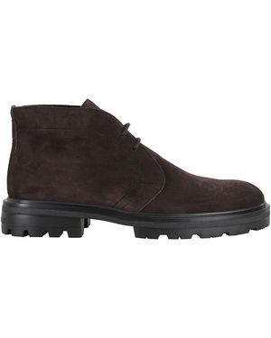Hogan Braune Wildleder Freizeitschuhe - Schwarz
