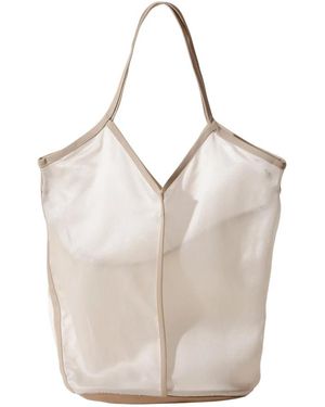 Hereu Calella R Small Cream Taupe Tas - Naturel