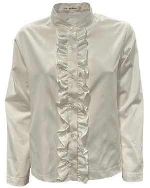 Lis Lareida Camicia con ruches e bottoni - Grigio