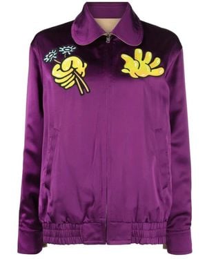 KENZO Bomber Jackets - Morado