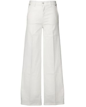 Lois Wide Jeans - White
