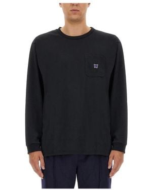 Needles Long Sleeve Tops - Negro