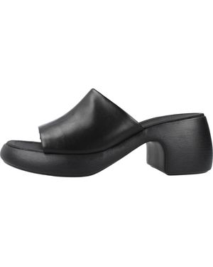Camper Heeled Mules - Zwart