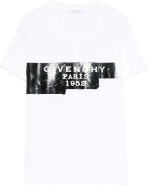 Givenchy Paris 1952 Grafik T-Shirt - Schwarz