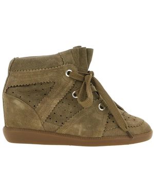 Isabel Marant Schoenen ,Groen ,Leer Bobby Sneakers