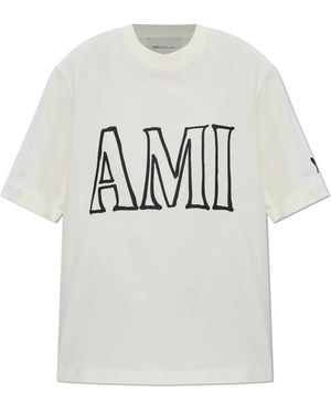 Ami Paris T-Shirts - Grey