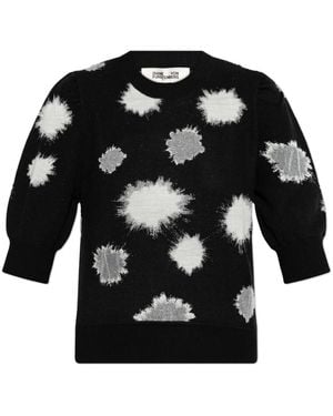 Diane von Furstenberg Round-Neck Knitwear - Zwart