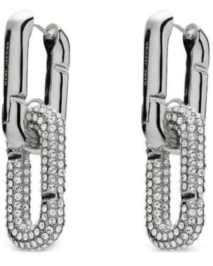 Marc Jacobs Accessoires ,Grijs ,Earrings - Wit