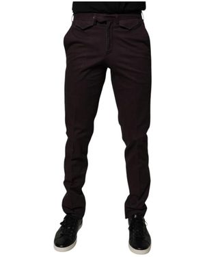 Bencivenga Slim-Fit Trousers - Black
