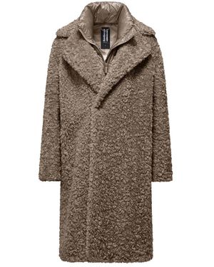 Bomboogie Single-Breasted Coats - Marrón