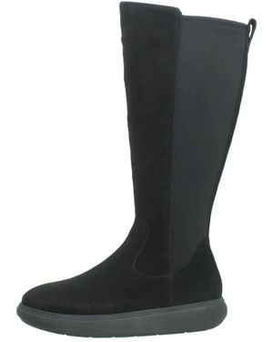 Fitflop Iq Comff Wildleder-Stiefel - Schwarz