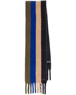 Paul Smith Accessoires ,Veelkleurig ,Wol Sciarpa Riga Cozzy - Blauw