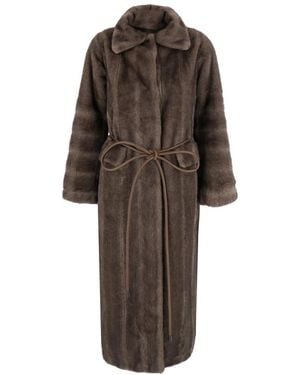 VALENTINI 1972 Faux Fur & Shearling Jackets - Marrón