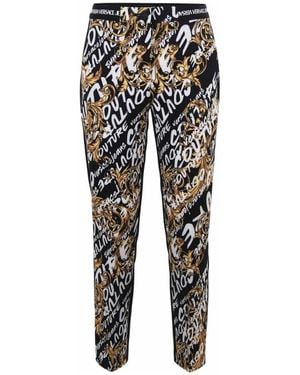 Versace Jeans Couture Slim-Fit Trousers - Black