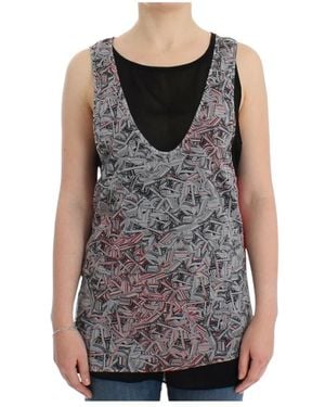 CoSTUME NATIONAL Sleeveless Tops - Black