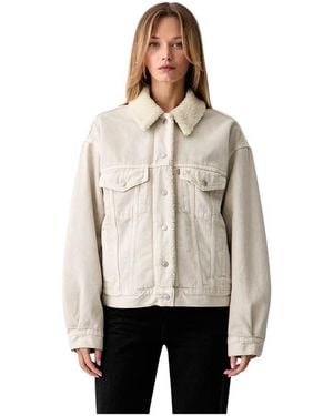 Levi's 90S Sherpa Jas - Naturel